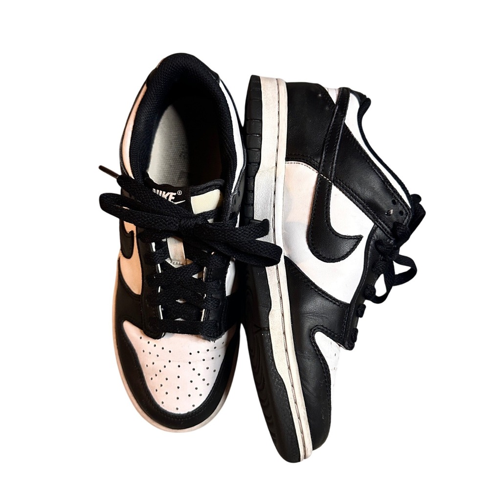 Nike Dunk Low GS Panda Black White Sneakers‎ Youth 4.5Y Women's 6 Mens 4.5